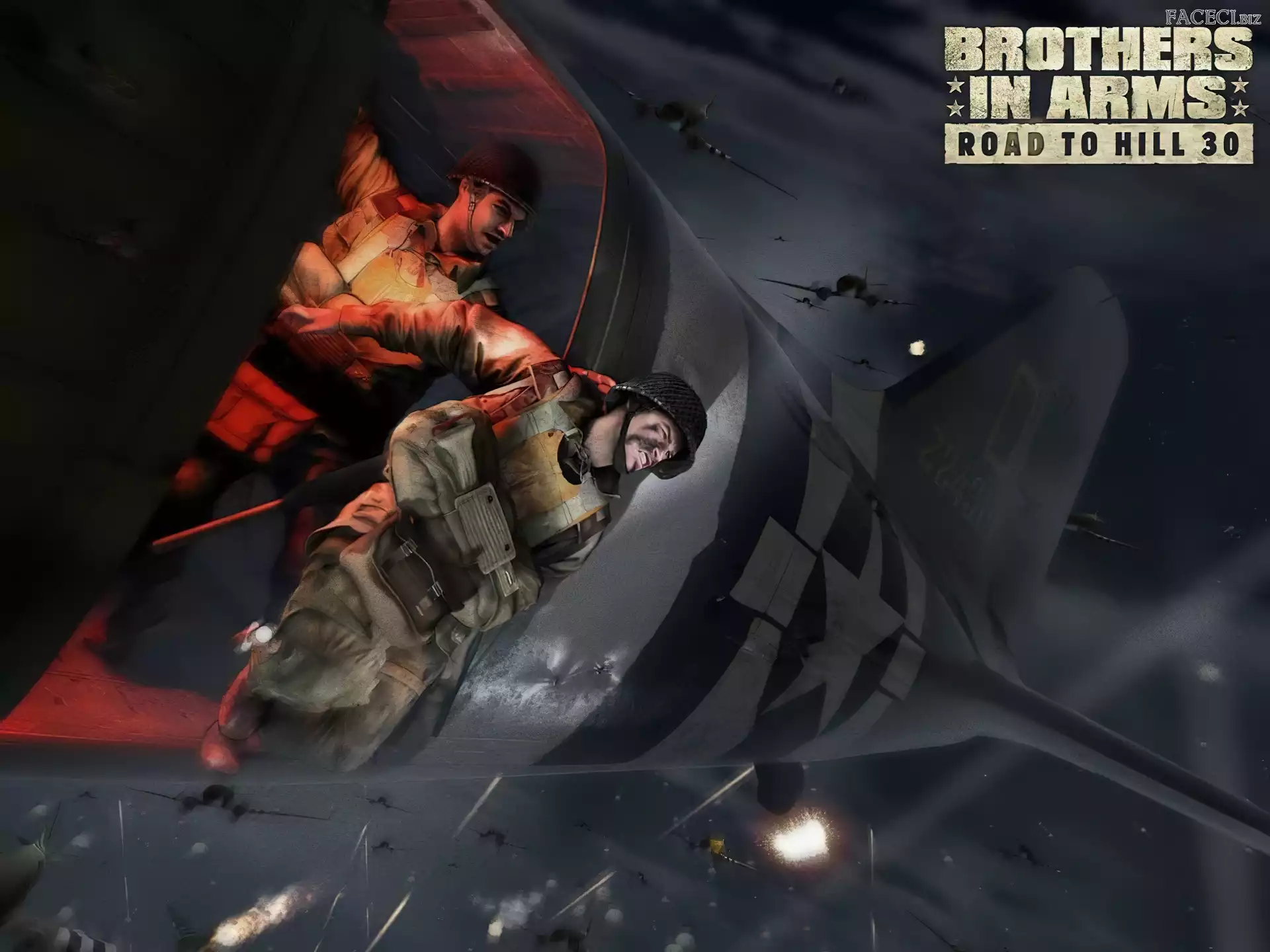 samolot, Brothers In Arms, żołnierze